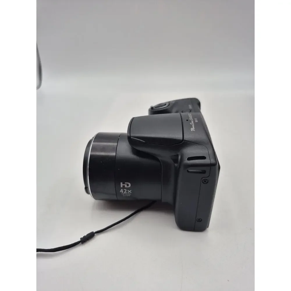 Canon PowerShot SX420 IS 20.0 MP Black Digital Camera w/ Battery/Charger Tested